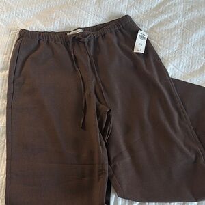 Abercrombie Menswear Pull On Brown Pants